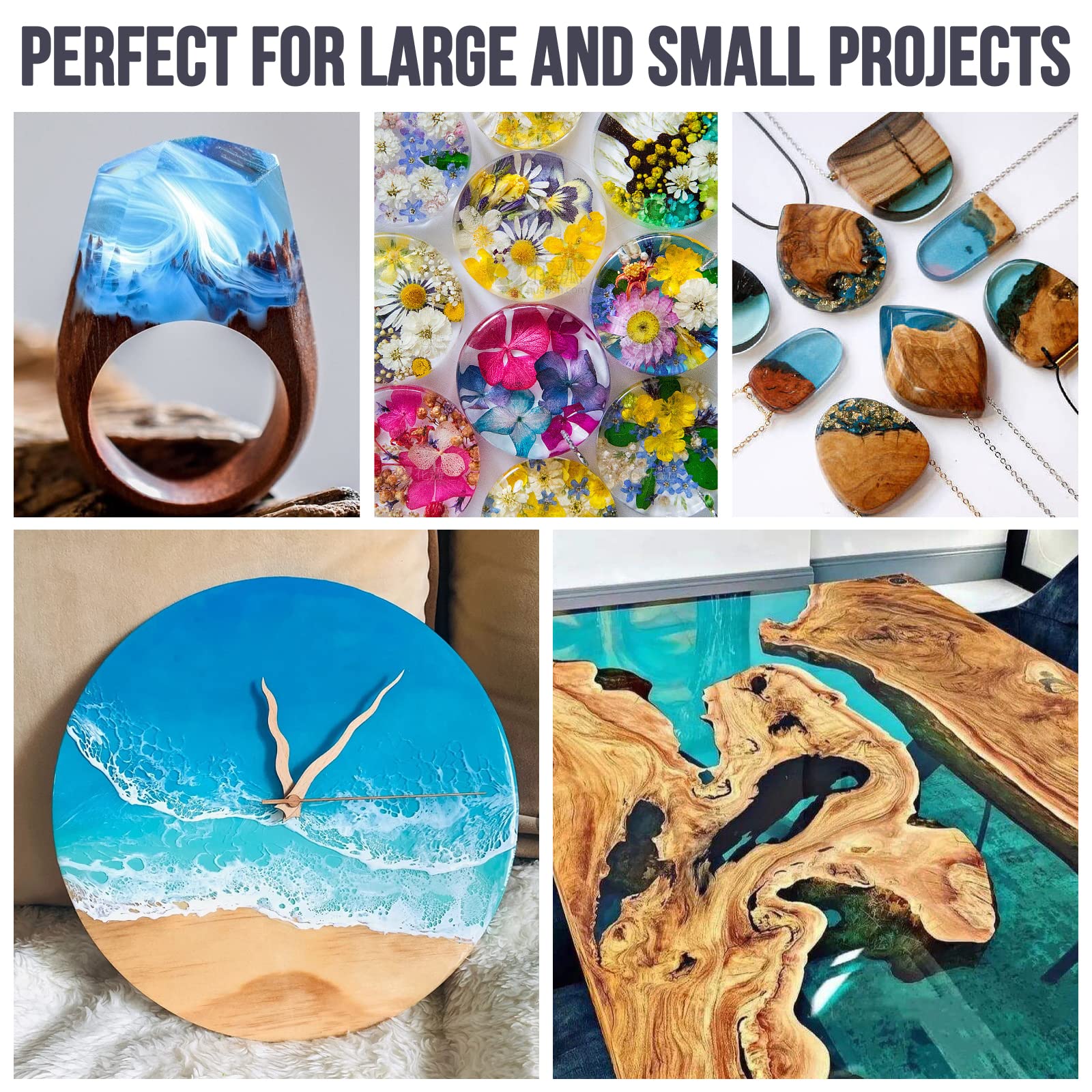 Epoxy Resin Kits Set, Art Kit  – обзор и цена Resin Craft For Beginners