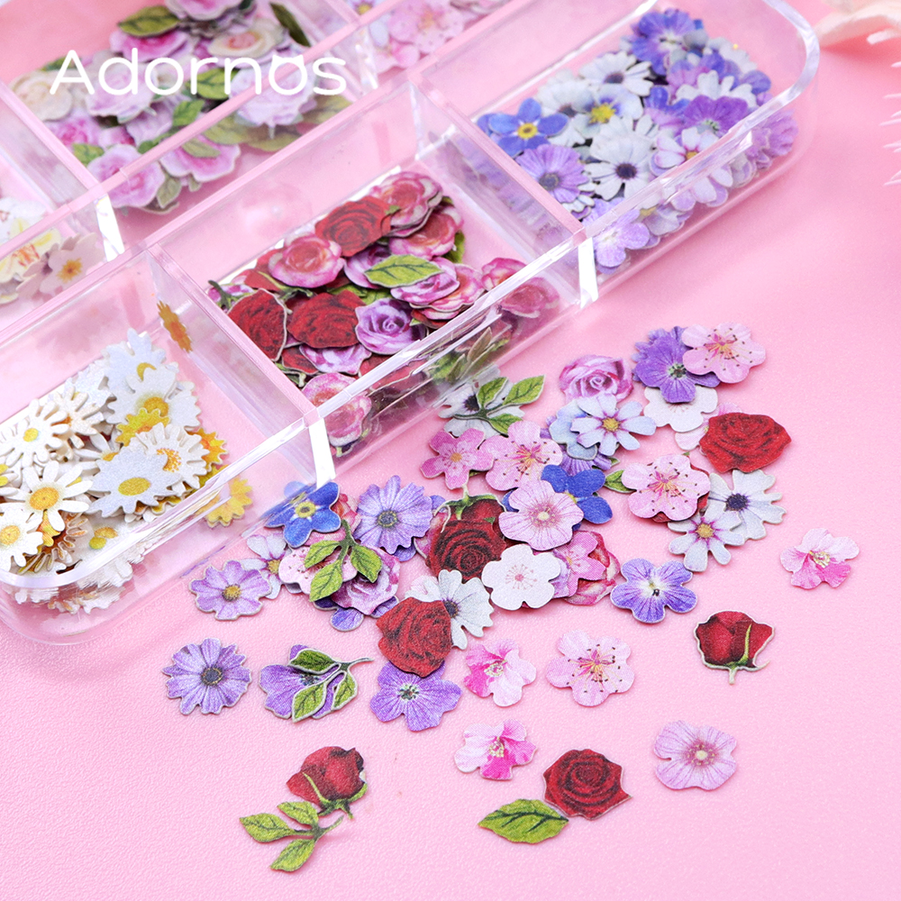 6 Grids Flowers Wood Pulp Chip – обзор и цена Resin Craft Ideas