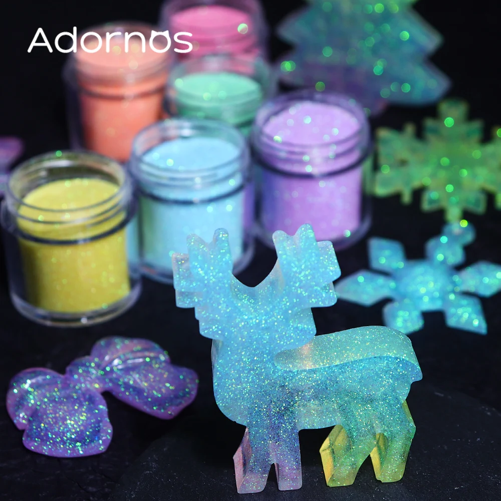 Iridescent Glitter Sugar Powde – обзор и цена Resin Pigment Set