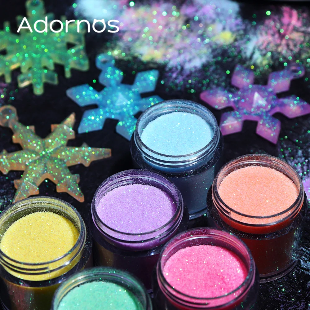 Iridescent Glitter Sugar Powde – обзор и цена Resin Pigment Set