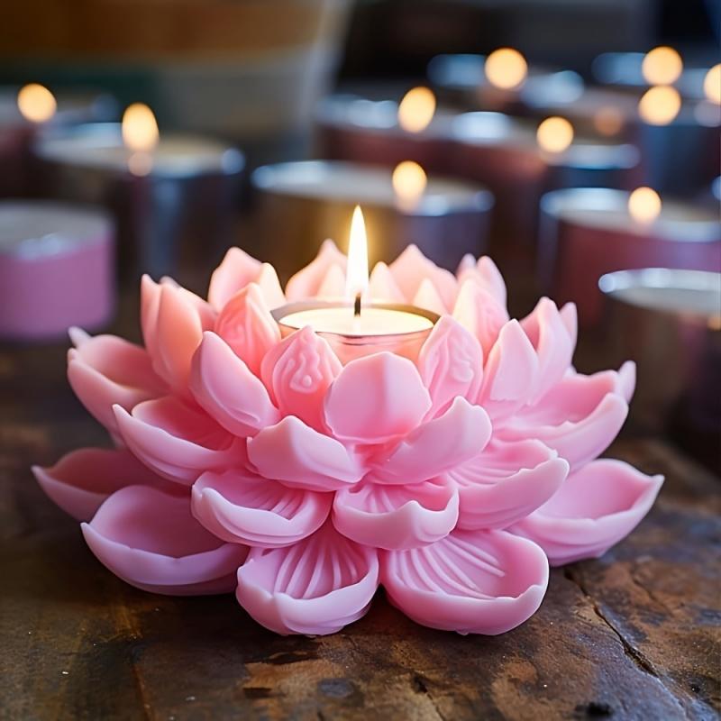 1PC Lotus Flower Candle Mold S – обзор и цена Resin Craft Ideas