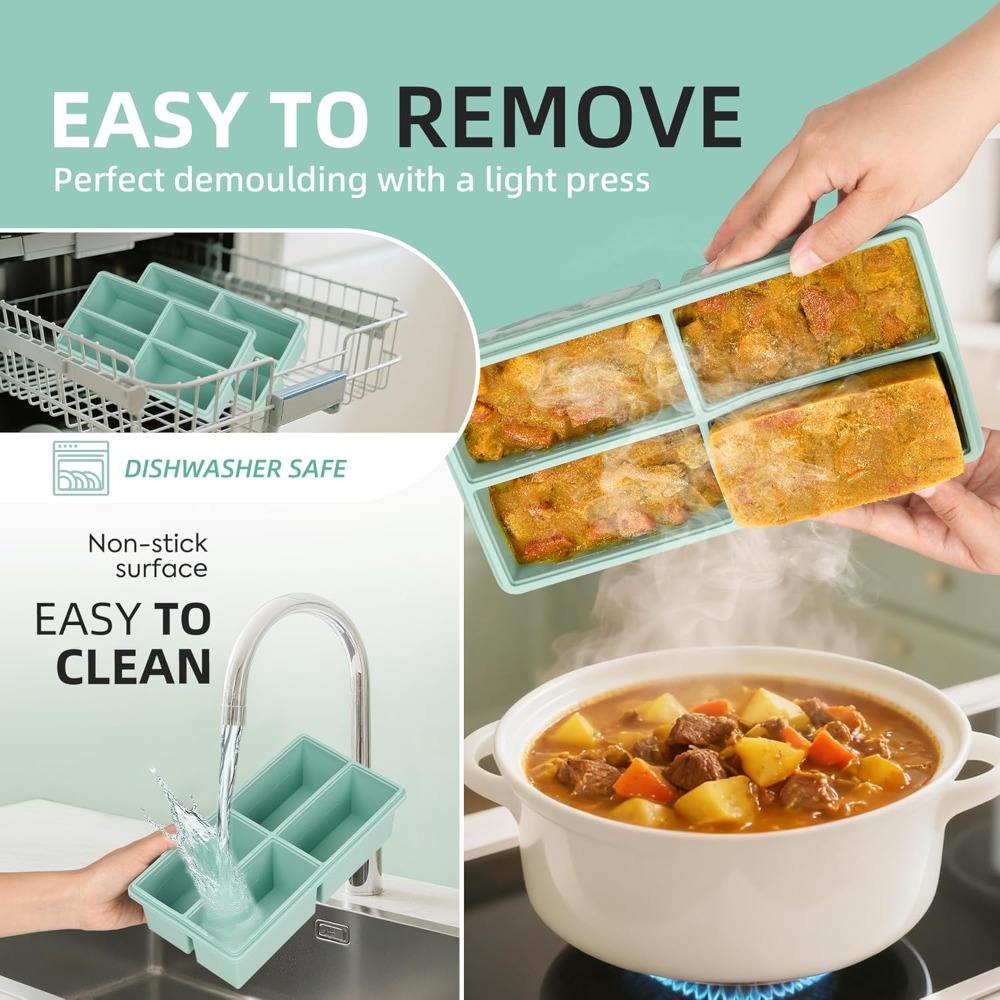Silicone Freezer Trays with Li – обзор и цена Silicone Mold Tray