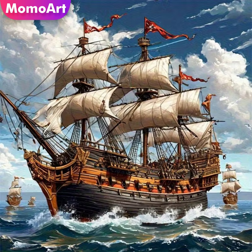 Momoart Diamond Painting Ship  – обзор и цена Resin Craft For Beginners
