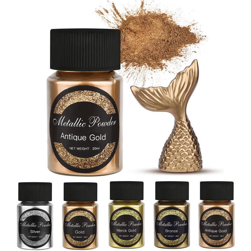 20 Ml Shimmer Metallic Gold Si – обзор и цена Resin Pigment Set
