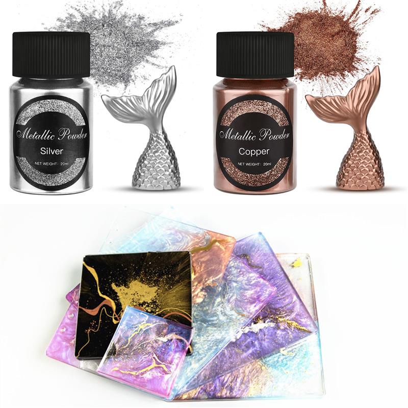 20 Ml Shimmer Metallic Gold Si – обзор и цена Resin Pigment Set