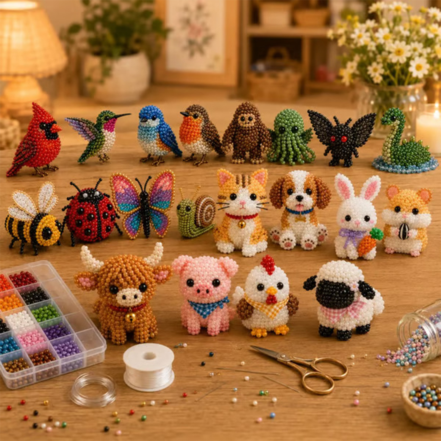 Mini 3D Beaded Animal Craft Ki – обзор и цена Resin Craft For Beginners