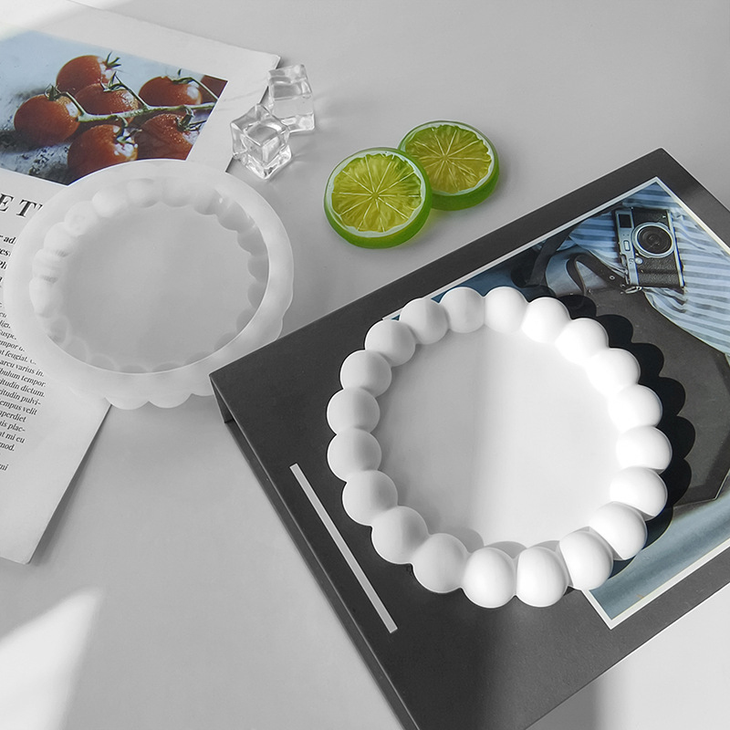 New Bubble Lace Cup Pad Silico – обзор и цена Coaster Mold Round