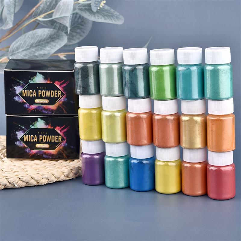 6 Pcs-Set Epoxy Resin Dye Mica – обзор и цена Resin Pigment Set