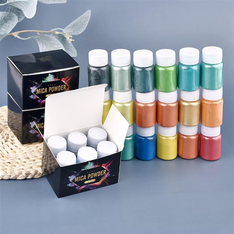 6 Pcs-Set Epoxy Resin Dye Mica – обзор и цена Resin Pigment Set