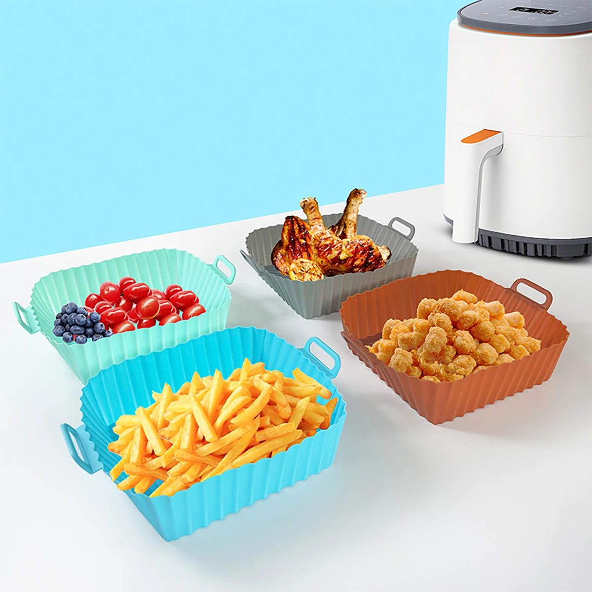 Silicone Fryer Mold Air Fryer  – обзор и цена Silicone Mold Tray