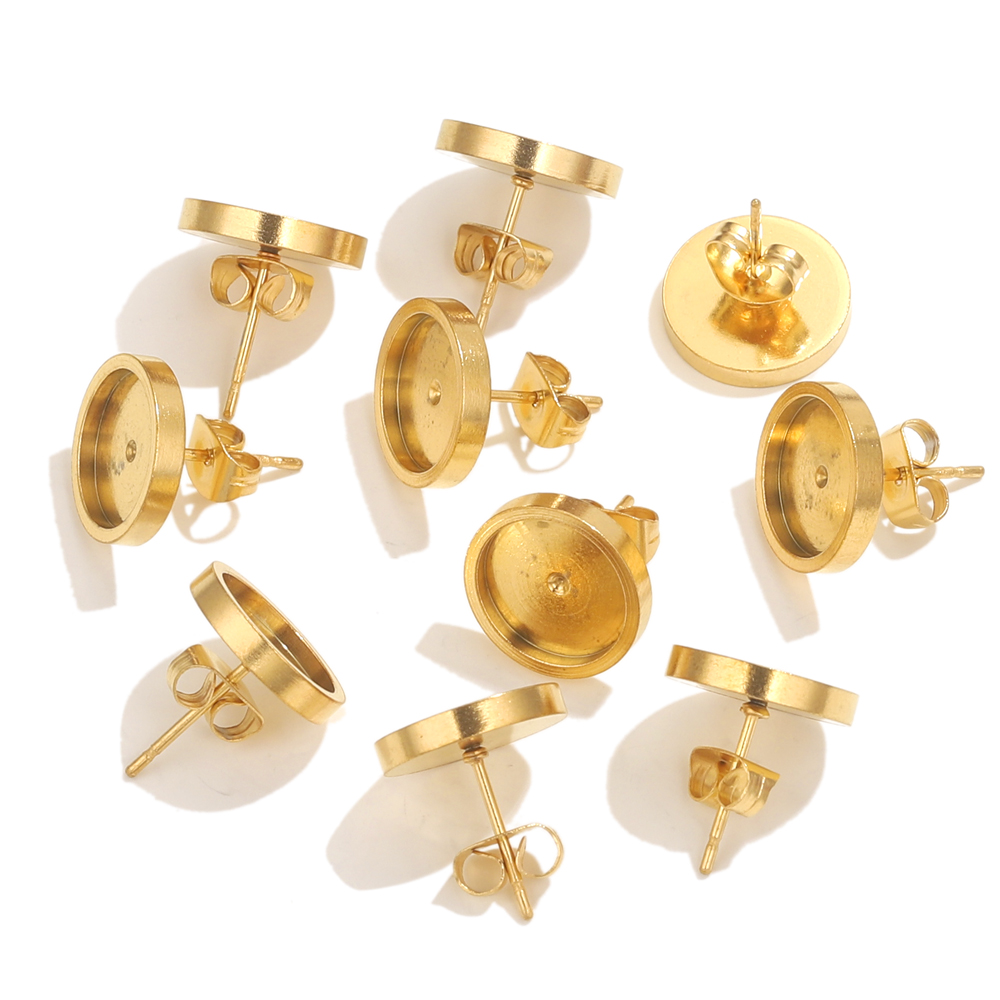 10pcs Stainless Steel Gold Ear – обзор и цена Resin Craft Kit
