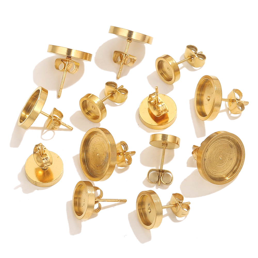 10pcs Stainless Steel Gold Ear – обзор и цена Resin Craft Kit