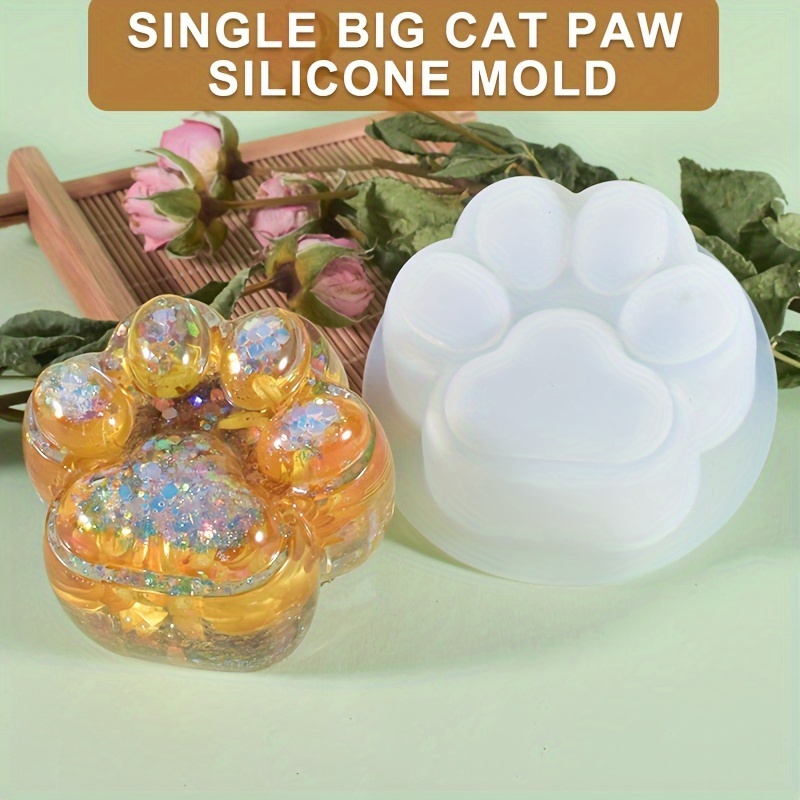 1 Large Cat Paw Silicone Mold， – обзор и цена Resin Craft Ideas