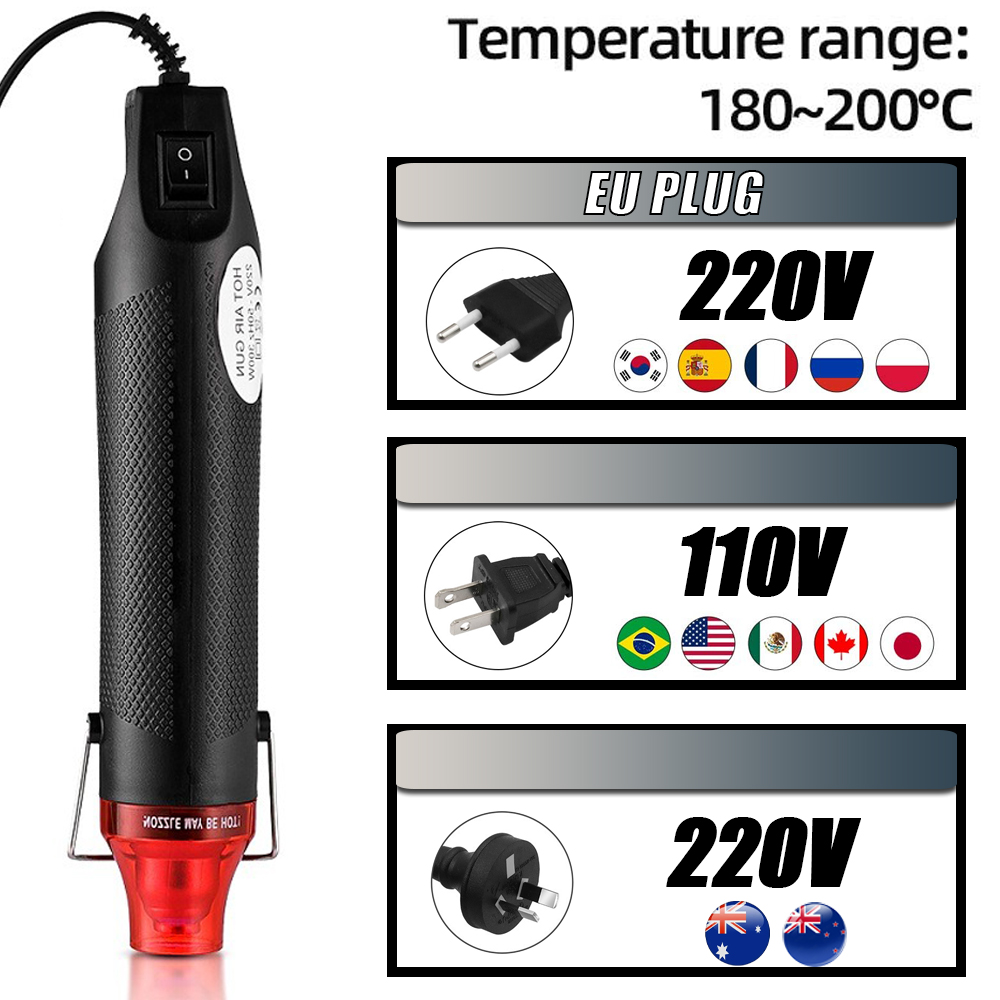 300W Hot Air Gun Portable Mini – обзор и цена Heat Gun Small